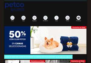 Algunas camas para perros con 50% de descuento en Petco