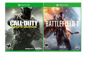 Walmart Super: Call Of Duty: Infinite Warfare y Battlefield 1 Xbox One 2 Pack -Walmart