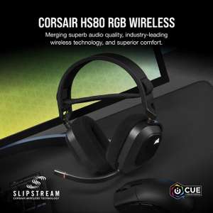 Amazon: Headset Corsair - Carbono inalámbrico HS80 RGB