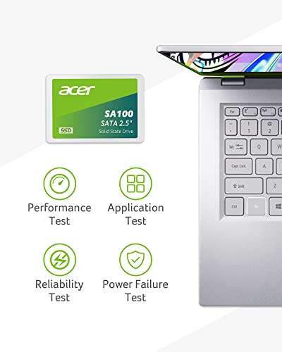 Amazon: Acer Unidad SSD SA100 480GB SATA 2.5" 560MB/S