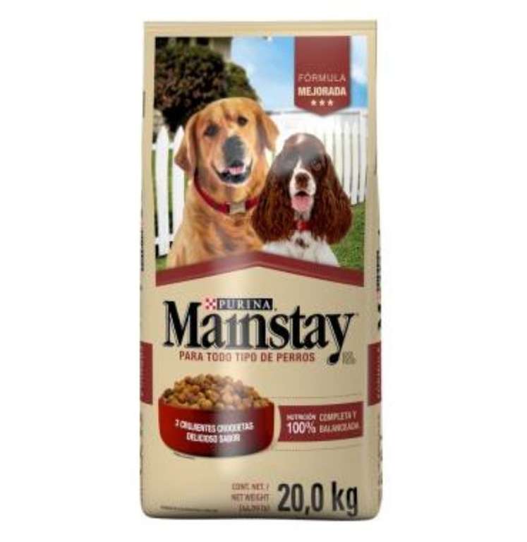 Walmart: Purina Mainstay, alimento para perro 20 kg