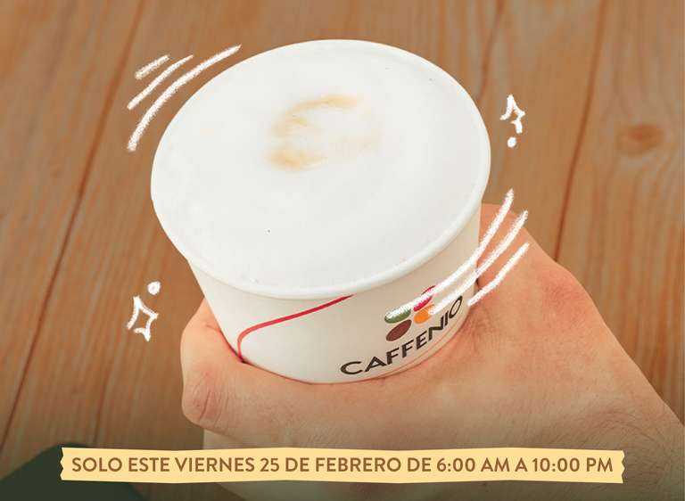 CAFFENIO: 100% de reembolso en monedero en Lattes Nuevos Sabores