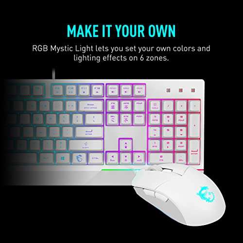 Amazon Kit Gamer MSI Vigor GK30 teclado y raton con RGB
