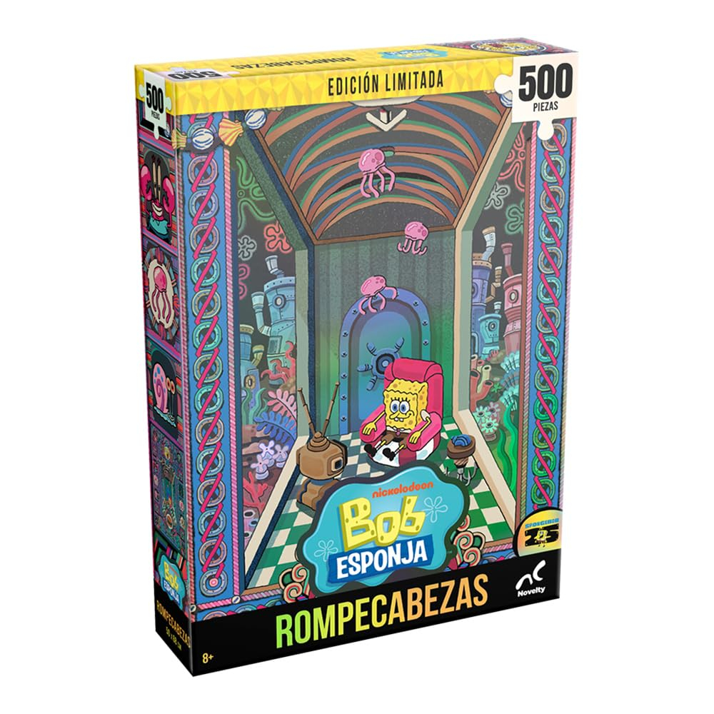 Amazon: Rompecabezas Edicion Limitada Bob Esponja 500 Piezas