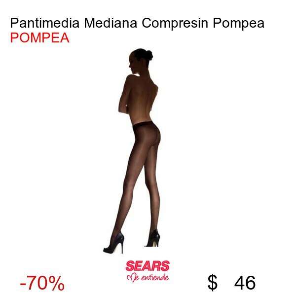 Sears: 70% en algunas medias Pompea