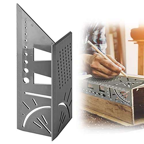 Amazon: Regla multifunción para carpintería, Plásticoherramientas Carpinteria ABS | Envío gratis con Prime