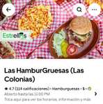 UberEats - Las Hamburgruesas (Las Colonias) Atizapán EdoMex 2x1 + $163 de descuento