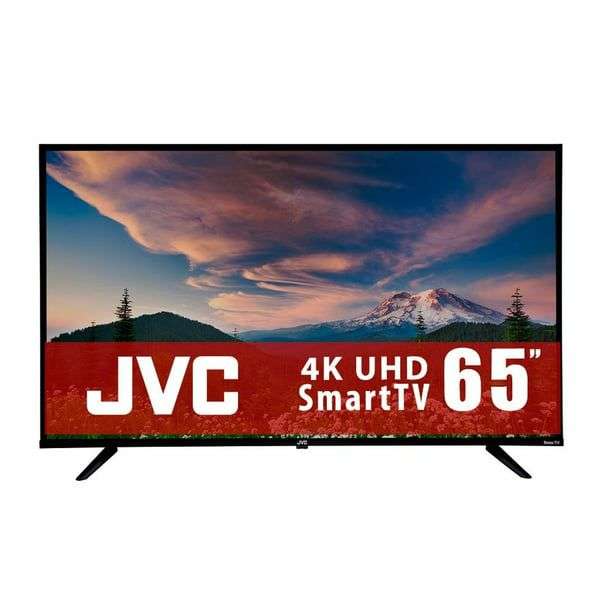 Bodega Aurrera: TV JVC 65 Pulgadas Roku 4K LED SI65URF