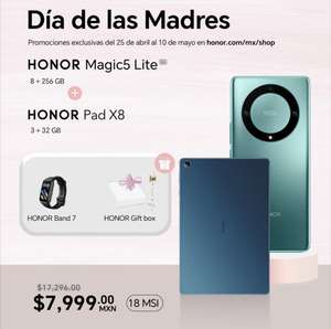 Honor Magic5 lite + Honor Pad X8 + Honor band 7 u Honor gift box