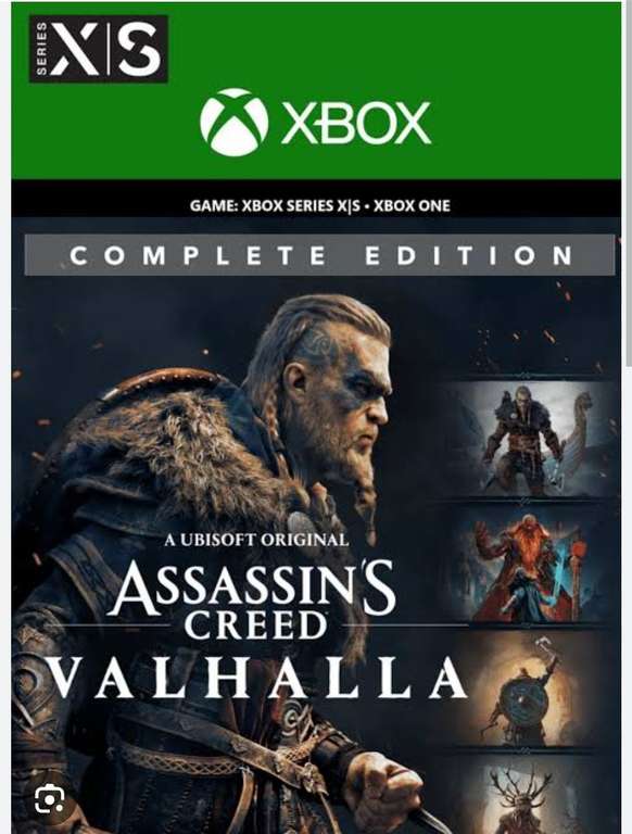 Gamivo: Assassin's creed valhalla complete edition (KEY ARG)