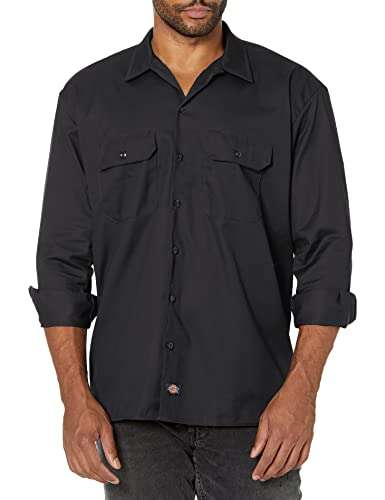 Amazon: Dickies, Camisa de manga larga para hombre, talla mediana.