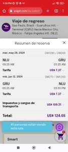 Arajet | vuelo AIFA-Sao Paulo 2138 redondo| 28mayo-12 junio 24
