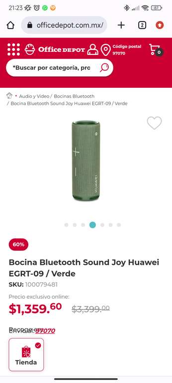 Office Depot: Huawei sound joy $1359