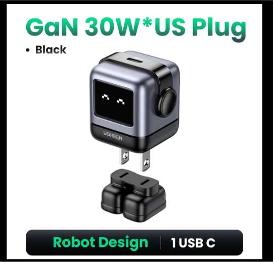 Cargador de carga rápida Ugreen Nexode 100W GaN 3 USB-C + 1 USB-A (407