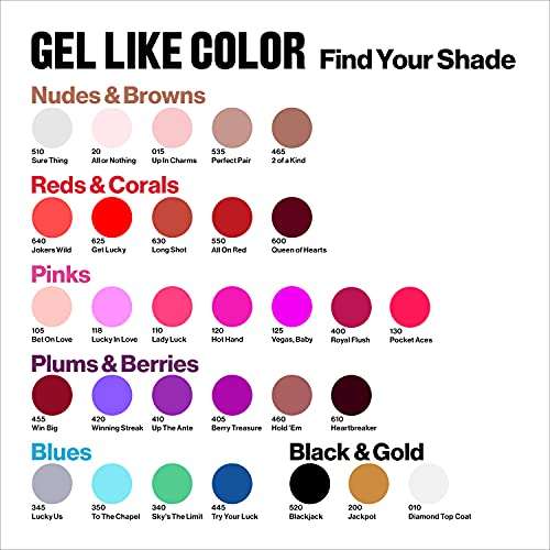 Amazon: Revlon ColorStay Gel Envy Longwear Nail Enamel, Cardshark | envío gratis con Prime