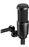 Amazon: Audio-Technica Microphone AT2020 Pro Cardioid Capacitor, Black,Large, XLR