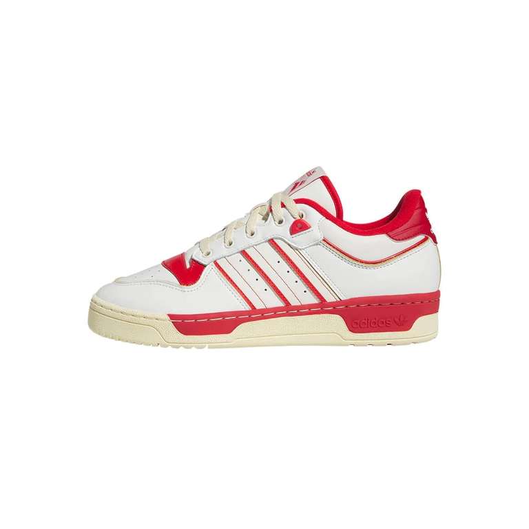 Laces: TENIS ADIDAS RIVALRY LOW 86 WHITE - TEAM POWER