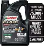 Amazon: Castrol 1597B1 Edge Extended Performance 5W-30 Aceite de Motor sintético Completo, 5 Cuartos de galón
