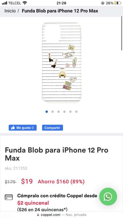 Funda iPhone 12 Pro Max en Coppel