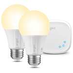 Amazon: Sengled Kit de iluminación inicial para iluminación de hogar inteligente compatible con Alexa (2 focos + hub)