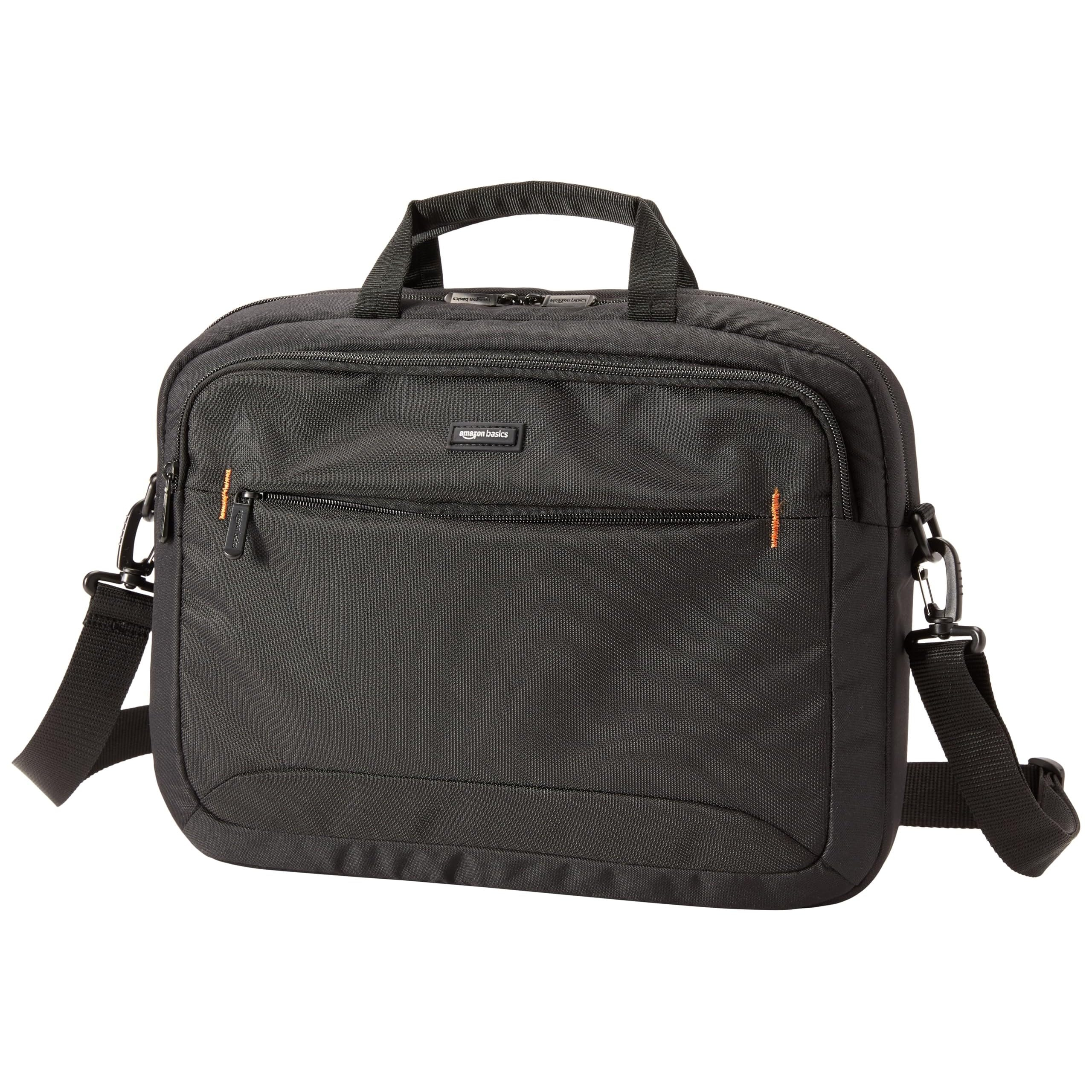 Amazon Basics - Mochila de transporte para ordenador portátil y tableta de 39.6cm, + 90 días gratis de Amazon Music - Oferta Prime