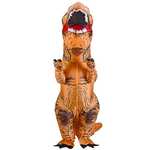 Amazon: Lulu Home Disfraz de dinosaurio de Halloween, disfraz inflable de dinosaurio T-Rex para adultos