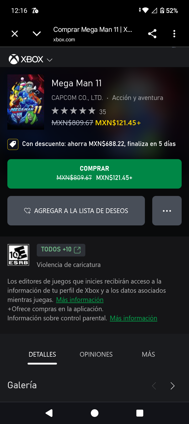 Xbox: Megaman 11 Xbox Store