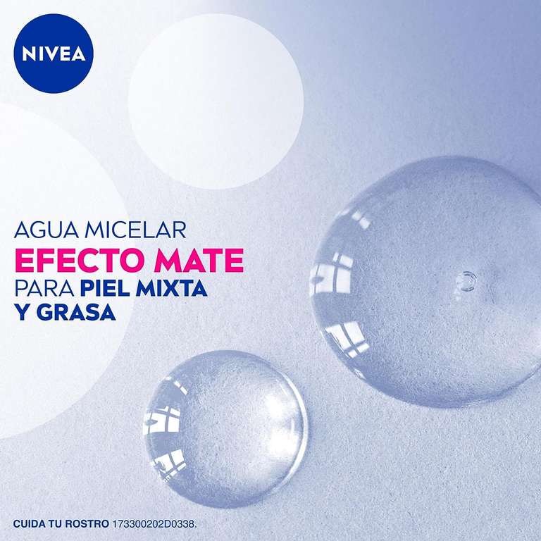 Amazon. NIVEA Agua Micelar Desmaquillante Todo en uno Efecto Mate (400 ml), Remueve Maquillaje a Prueba de Agua | Envío gratis Prime
