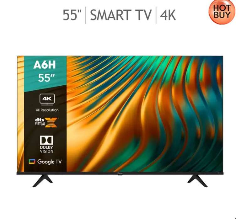 Costco: Pantalla Hisense 55" 4K UHD Smart TV