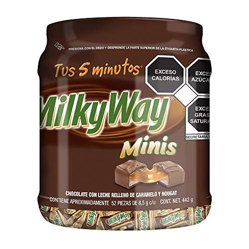 Amazon: Chocolate Milky Way Mini 52 piezas | envío gratis con Prime