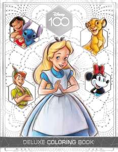 Amazon Disney 100 Libro Para Colorear Deluxe 80 Páginas Clásicos- 2 modelos más- envío prime