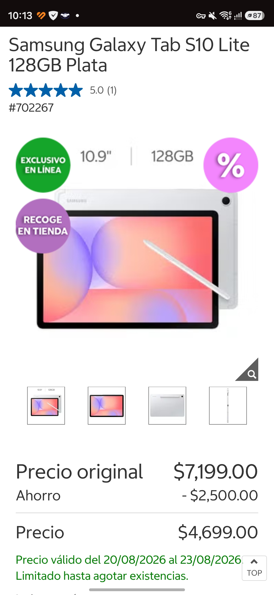Costco. Galaxy Tab s10 lite Samsung