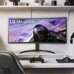 Amazon: Monitor LG 34WP65C-B UltraWide Monitor 34" VA Curvo WQHD 160Hz 5ms AMD FreeSync HDMI, DP | Pagando con tarjetas visa
