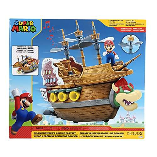 Amazon: Nintendo Barco Super Mario DLX Bowser's Airship Playset