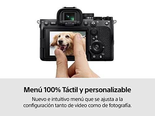 Amazon: Sony Cámara Híbrida Full Frame Mirrorless con Lente 28-70mm ILCE-7M4K Mejor precio