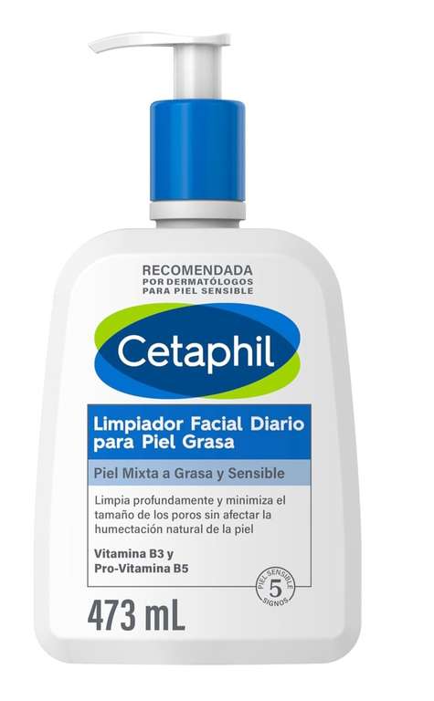 Amazon CETAPHIL Limpiador Facial Diario Para Piel Grasa 473ml $246 CON PLANEA Y AHORRA
