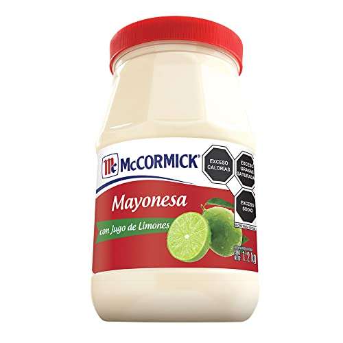 Amazon: Mayonesa McCormick con Limón 1.2 kg