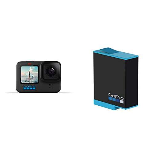 Amazon: GoPro Hero 10 Black + Batería Recargable (Hero 9 y 10 Black)