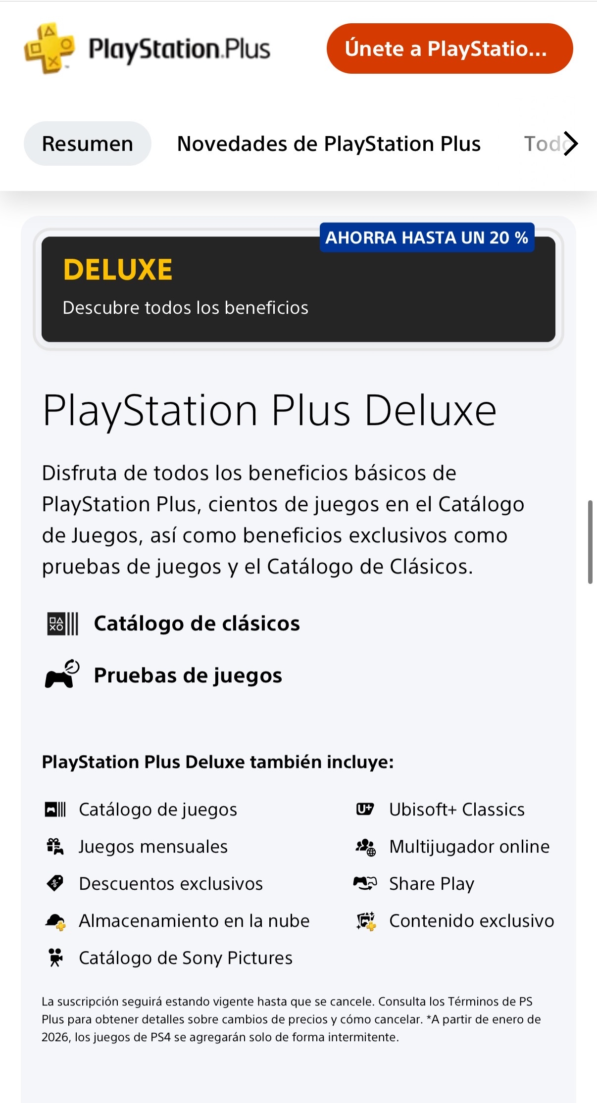 Obtén un 20% de descuento en cualquier plan de 12 meses de PlayStation Plus | Usuarios seleccionados