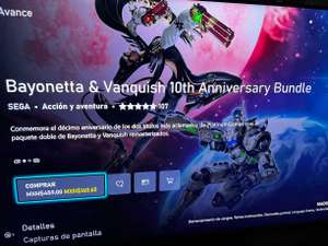 Microsoft store MX! Bayonetta & Vanquish