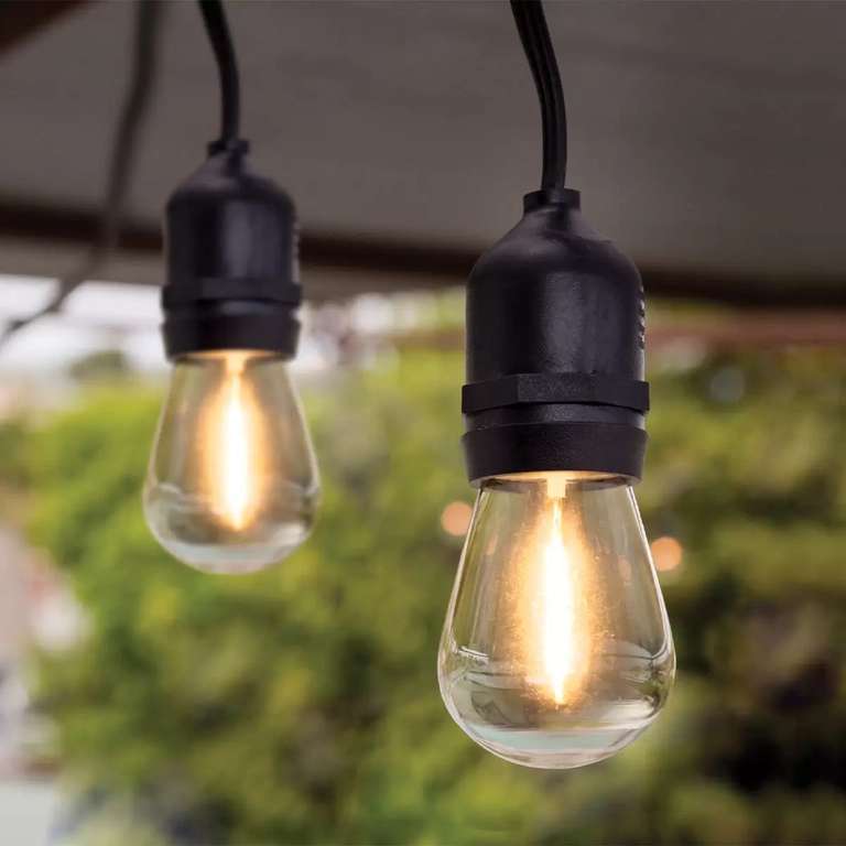 Costco: Feit Electric, Set de Luces LED para Exterior 48"/14.6mts/ 24 bombillas + 2 repuestos
