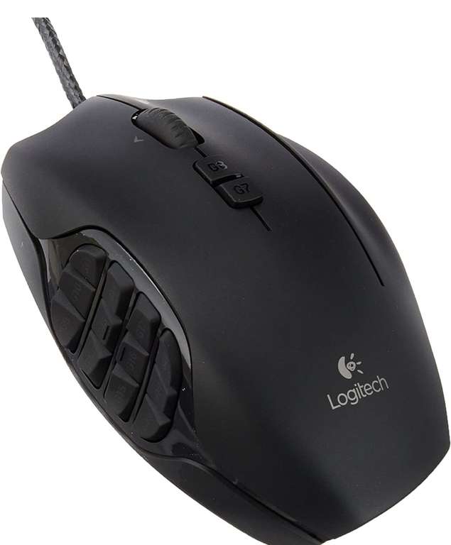 Amazon: Logitech G600 MMO Gaming Mouse Negro