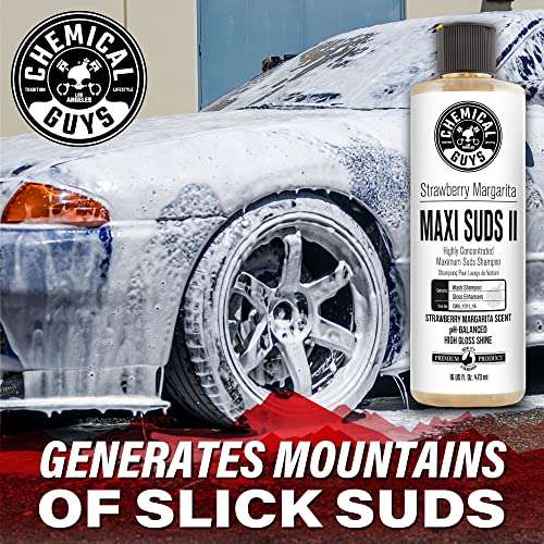Amazon: Chemical Guys Shampoo auto Maxi Suds II (1 galon), buen precio + 15% descuento