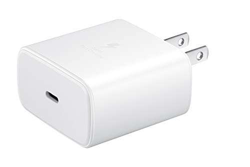 Amazon: SAMSUNG 45W USB-C Super Fast Charging Wall Charger - White (US Version with Warranty) 2x1