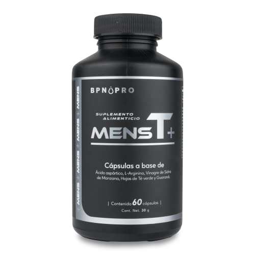 Amazon: Precursor de Testosterona y Multivitamínico para hombre Mens T+ BPN PRO Arginina Taurina Te verde Magnesio