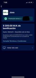 $300 de bonificación en Justo al gastar $900 - AMEX the gold elite