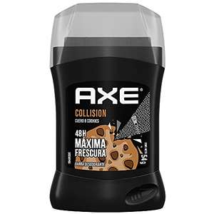 Amazon: AXE COLLISION cuero+cookies barra desodorante FRESH, 54 gr, empaque puede variar