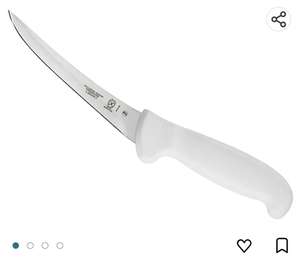 Amazon: Mercer Culinary Ultimate White - Cuchillo de deshuesar curvado de 6 pulgadas
