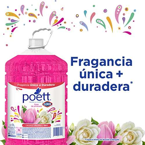 Amazon: POETT - Limpiador "Flores de Primavera" - 9 Litros