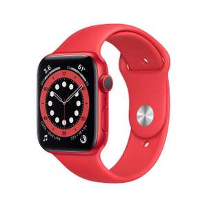 Amazon: Apple Watch Serie 6 (GPS, 44MM) - Caja de Aluminio Rojo con Correa Deportiva Roja (Reacondicionado)
